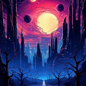 Poszter 70x70cm CsillagvĂĄros