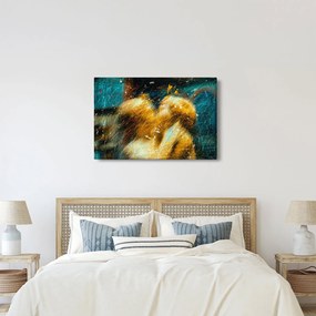 Kép - Csókolózó angyalok (90x60 cm)