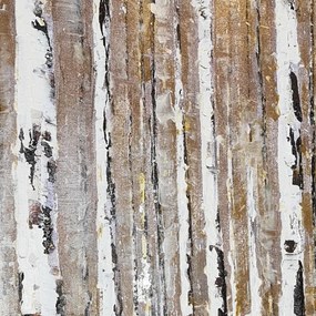 Kézzel festett kép 70x70 cm Birch Wood – Wallity