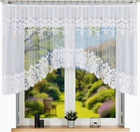 Daria jacquard mintás függöny, 018982, 300x120cm (kész) íves