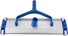 Kézi medence porszívófej, alumínium, 35 cm, ezüst/kék