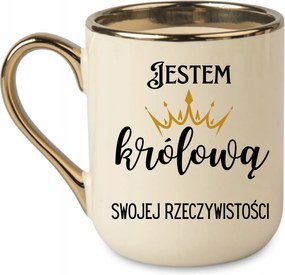 Bögre Én vagyok az elegáns királynő 330 Krémszínű