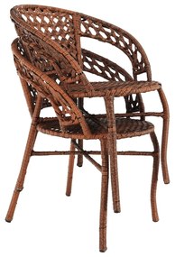 Kerti rattan garnitúra 1+2, JARUB, barna