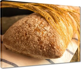 Vászonkép 40x30 Természetes rozskenyér