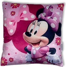 Disney Minnie Lovely párna, díszpárna 38x38 cm Velúr