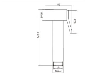 AREZZO design bidé zuhanyfej
