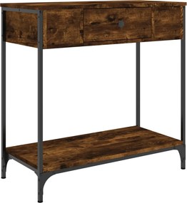 vidaXL füstös tölgy színű szerelt fa tálalóasztal 75 x 34,5 x 75 cm