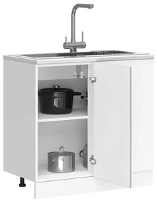 “Lyon” mosdó alapszekrény szürke Sonoma szekrény