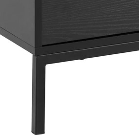 SARON fekete TV-szekrény