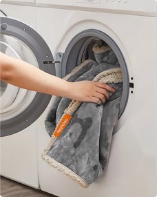 Vízálló kutyafedő nagy kutyáknak, mosógépben mosható, szürke