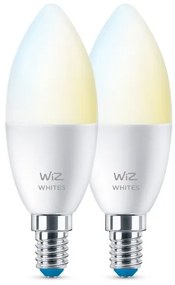 KÉSZLET 2x LED Dimmelhető izzó C37 E14/4,9W/230V 2700-6500K CRI 90 Wi-Fi - WiZ