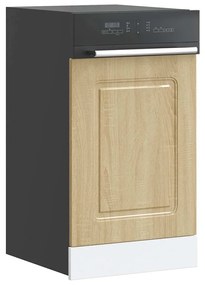mosogatógép panel Kalmar sonoma tölgy 45x1,5x67 cm gépi fa