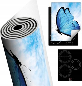 Tűzhelyvédő Szőnyeg Asztali Dekoráció 40x52 kék pillangó