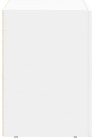 vidaXL Éjjeli asztal 2 pcs Fehér 40 x 35 x 50 cm Faanyag