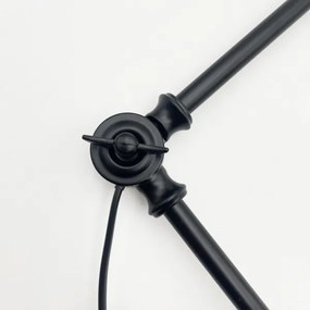 Brilagi - LED állítható rudas csillár IRONBEAM 1xE27/60W/230V fekete