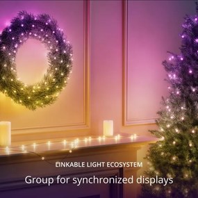 Twinkly TWKP100RGB-G - 8 m RGB LED karácsonyi fény USB Wi-Fi vezérléssel