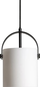 RENDL JULIETTA 16 závěsná opálové sklo/černá 230V LED E27 15W