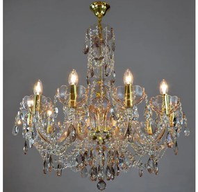 Wranovsky JWZ121102100 - Kristály csillár láncon ZENITH 10xE14/40W/230V