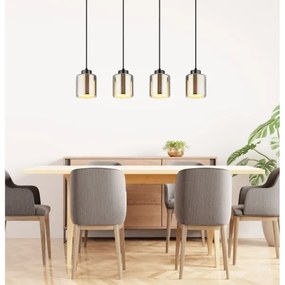 Globo 16056-4H - Csillár zsinóron FELICIA 4xE27/60W/230V