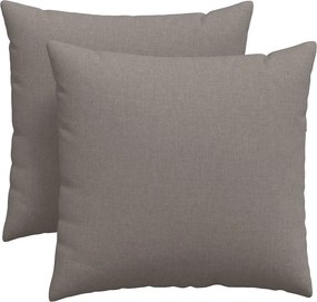 vidaXL Kanapé párnák 2 pcs Tópszínű 45 x 45 cm szövet