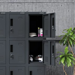 ROBERT 1 Plus rekeszes öltözőszekrény 292 x 1720 x 450 mm