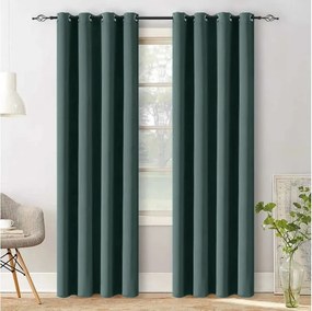 Türkizkék OXFORD függöny 140x250 cm Felfüggesztés: Hullámos sínszalag