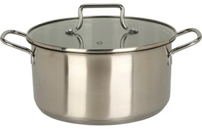 EH Rozsdamentes acél lábas, 22 cm átmérő, 22 cm átmérőjű