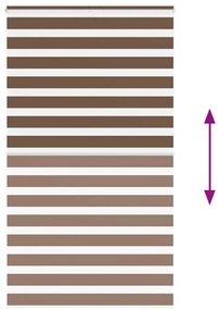 zebrafüggönnyel barna szövetszélesség 130,9 cm poliészter