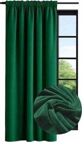 Függöny kész velúr 140x200 sima kész függöny velúr zöld velvet