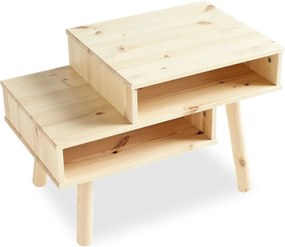 Hako natúr színű dohányzóasztal borovi fenyőből - Karup Design