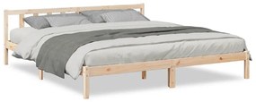 tömör fenyőfa extra hosszú ágykeret matrac nélkül 200 x 210 cm