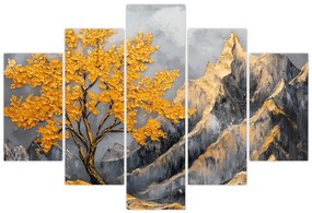 Kép – Arany fa a hegyekben (150x105 cm)