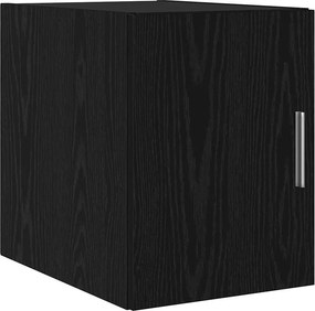 vidaXL Fali szekrény Fekete tölgy 30 x 42.5 x 39.5 cm Faanyag