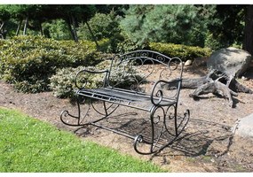 Fekete fém kerti pad Dares - Garden Pleasure