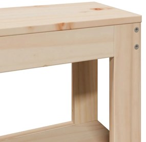 tömör fenyőfa ágykeret fejtámlával 140 x 190 cm