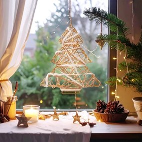 Brilagi - LED karácsonyi dekoráció LED/2xAA 34x31 cm karácsonyfa