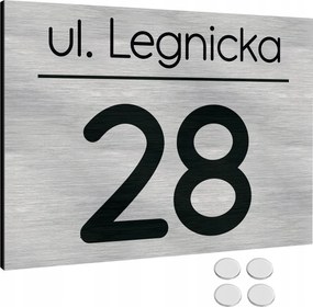 Házszámtábla Címtábla Alumínium Házszám Címke