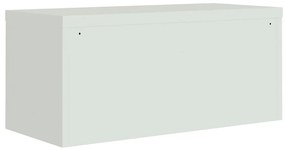 világosszürke acél irattartó szekrény 90x40x240 cm