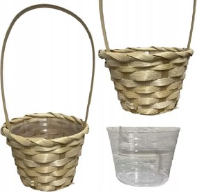 Fonott kosár Mini nádtartó fedő, kosár alap