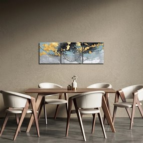 Kép - Absztrakció (órával) (90x30 cm)