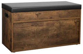 DAVOR cipőtároló barna/fekete