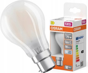 Led izzó A60 B22d 7.5W 75W 1055lm 4000K Retrofit Classic Osram