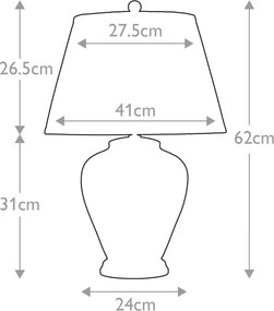 Elstead Lighting Leaves Brown Gold LEAVES-BR-GL-TL Asztali lámpa 1x60W/E27
