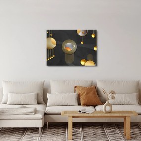 Kép - Absztrakció (üvegen) (70x50 cm)