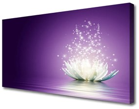 Vászonkép Lotus Flower Plant 100x50 cm