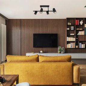 Rabalux 73044 - Felületre szerelhető csillár  MAXIMILIAN 4xGU10/25W/230V