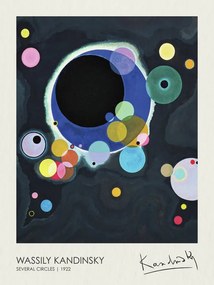 Reprodukció Several Circles (1922), Wassily Kandinsky