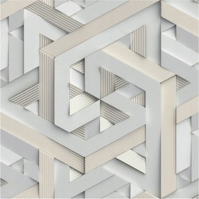 Fotótapéta Flizelina Dekoratív az irodába Illuzórikus formák 250x250 Ragasztó