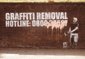 Plakát Graffity Removal Hotline, Banksy