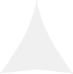 fehér háromszög alakú oxford szövet napvitorla 5 x 6 x 6 m